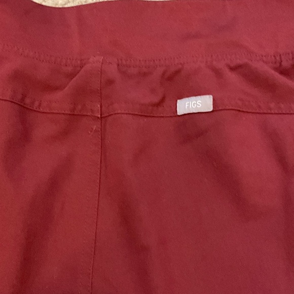 Figs Maroon Scrub Pants - Picture 5 of 9